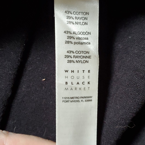 White House Black Market Sweater: black - Picture 4 of 7